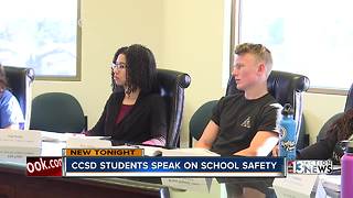 CCSD students talk about school safety
