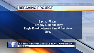 Meridian repaving project