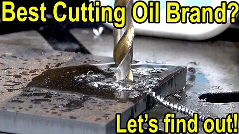 Does Cutting Oil for Drilling Metal Help? Let's find out!