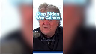 Steve Bannon: Democrats Are Doing More To Stop Biden Regime War Crimes Than Republicans - 1/12/24