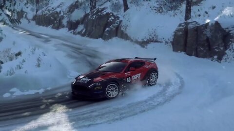 DiRT Rally 2 - Replay - Aston Martin V8 Vantage GT4 at Col de Turini - Depart en descente