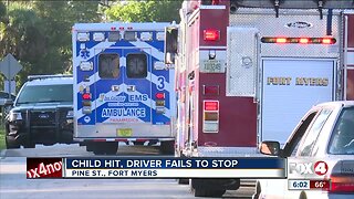 Police searching for driver who injured a 4-year old in a hit-and-run