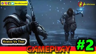 🎮 GAMEPLAY! Luta entre Kratos e Thor em GOD OF WAR RAGNAROK no PS4. Confira a nossa Gameplay!