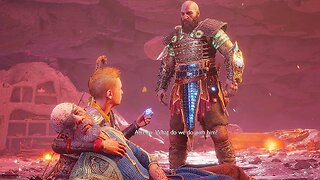 Kratos & Atreus Decide Odins Fate (GOW Ragnarok)