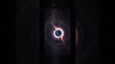 In the Grip of Gravity: Examining Black Hole Structure #blackhole #ytshorts