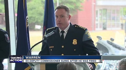 Federal lawsuit filed against Warren police by department commissioner on unpaid administrative leave