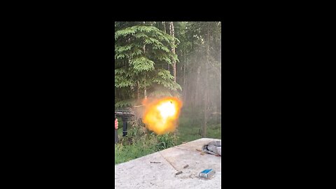 60 Round Full Auto Mag Dump Short Barrel Fireballs