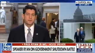 After CNN's Wolf Blitzer Blames Republicans for Gov't Shutdown, Paul Ryan Sets Him Straight (C)