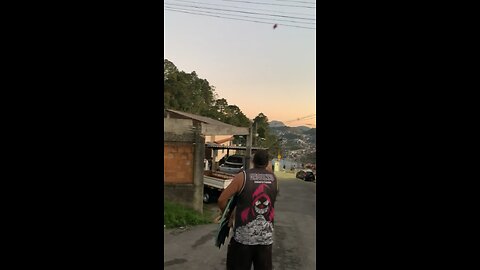 Kite Flying Classic Way