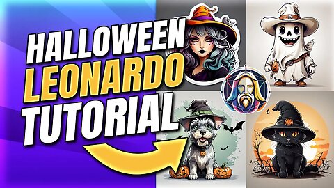 Leonardo Ai Halloween T-Shirt Tutorial for Print on Demand