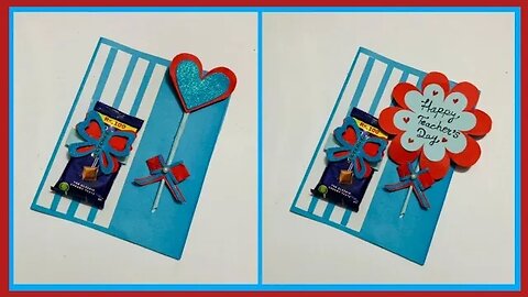 DIY - Happy Teachers day card | Handmade card for teachers day| Teachers day gift card