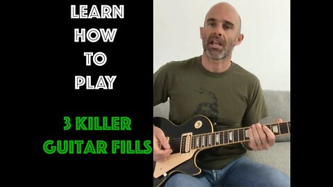 How To Play 3 Awesome Guitar Fills To Take Your Solos To The Next Level - Begin/Inter Players