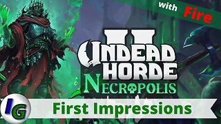 Undead Horde 2: Necropolis First Impression Gameplay on Xbox with Fire