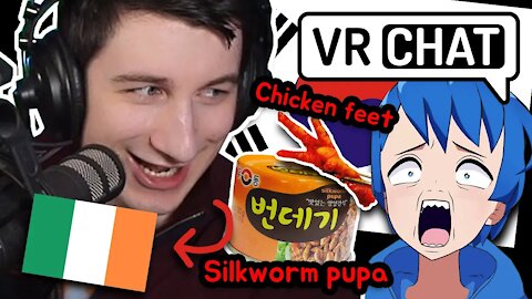 I gonna send Korean food to my Irish friend 【 VRchat 】