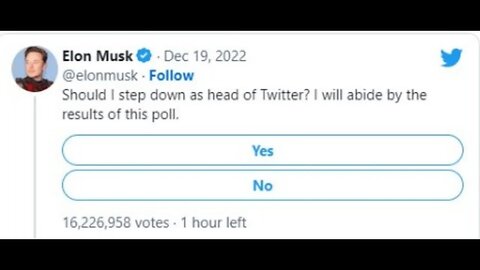 Dogecoin Down 2% As Elon Musk Lets Twitter Users Vote On His Resignation | Crypto Mash |