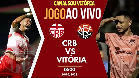 Assistir CRB x Vitória ao vivo grátis Brasileirão série B 2023 #crbxvitoria