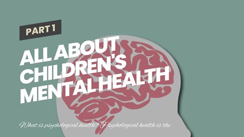 All About Children's mental health - American Psychological Association