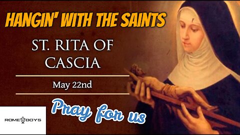 Hangin with St. Rita of Cascia!