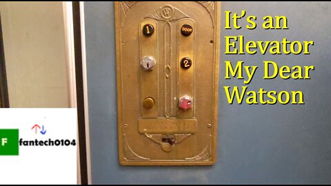 Antique Watson Traction Elevator @ 277 Martine Avenue - White Plains, New York