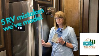 5 RV mistakes learned from personal experience.