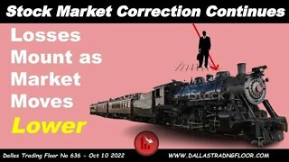 Stock Market Correction Continues