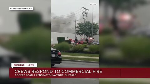 Crews respond to two-alarm commercial fire in Eggert & Kensington Plaza