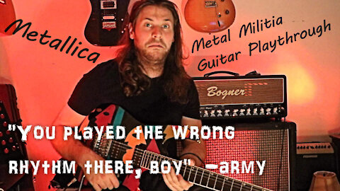Metallica - Metal Militia (Guitar Playthrough)