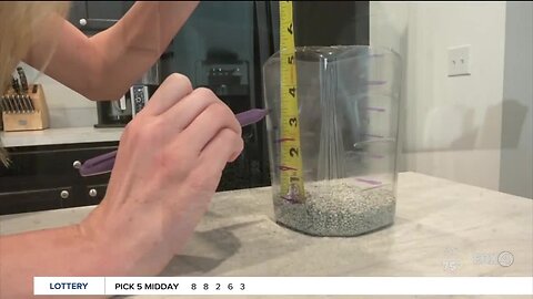 Weather Experiment: Create your own rain gauge with the kids