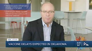 Vaccine delays expected in Oklahoma