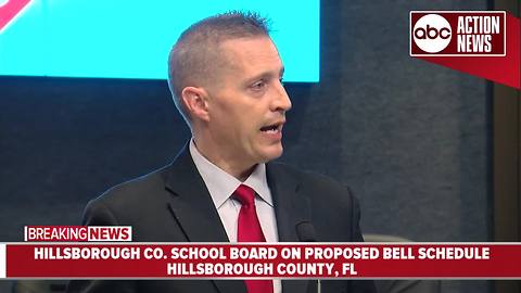Hillsborough County School District Introduces proposed 2018-2019 bell schedule
