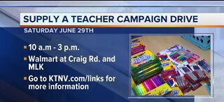 Supply drive for local teachers