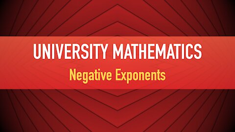 2-1E Negative Exponents (Explained in spanish)