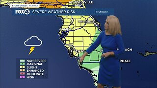 Severe storms possible late Thu. night into Fri. AM