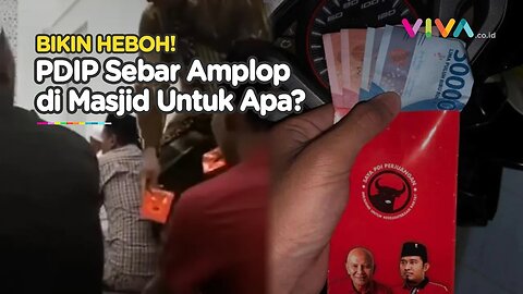 Bagi-bagi Amplop Berlogo Kepala Banteng di Masjid, PDIP Bersihkan Diri