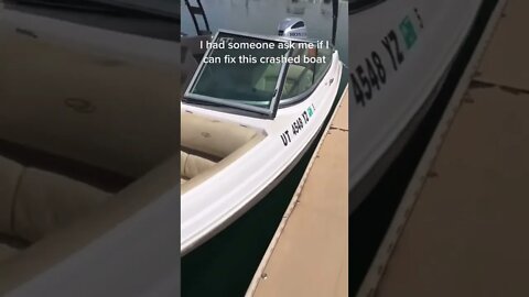 Would you let this dude repair your boat?😳🤯