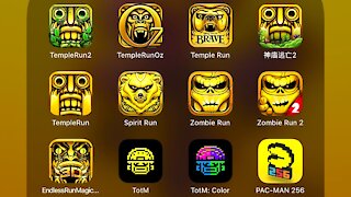 Temple Run 2 | Temple Run Oz | Temple Run Brave | Temple Run | Spirit Run | Zombie Run (12 in 1)