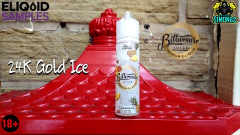 BILLIONAIRE JUICE / 24K GOLD ICE E-LIQUID REVIEW 🔞 #billionairejuice #eliquidsamples #ukeliquid