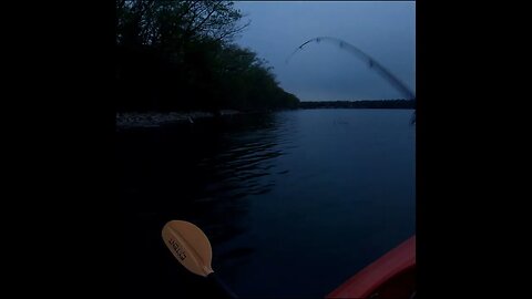 nighttime kayak fishing
