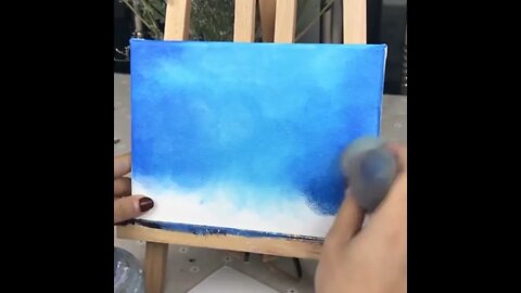 How to paint Snow scene