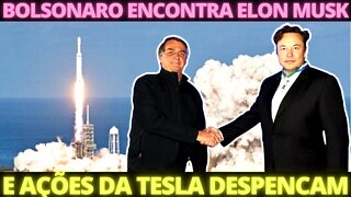 O que quer Elon Musk ao apertar a mão de Bolsonaro?