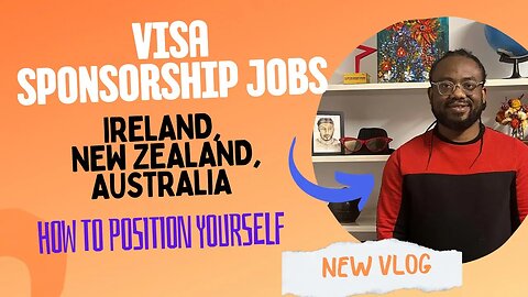 VISA SPONSORSHIP JOBS IN IRELAND , NEW ZEALAND AND AUSTRALIA || UPSKILL AND POSITION FOR JOBS ABROAD