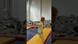 Trampoline flip 🙃