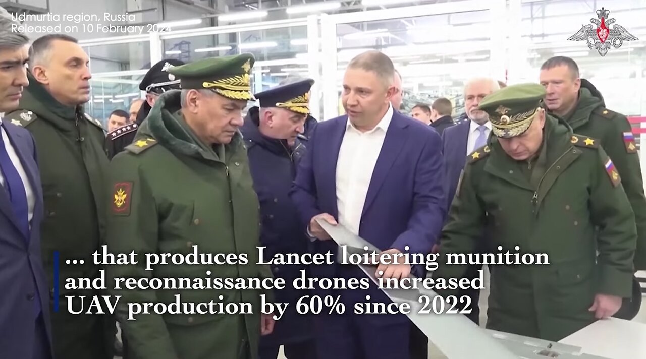 Russia's Shoigu Praises Drone Production Ramping Up, Says More Advances ...