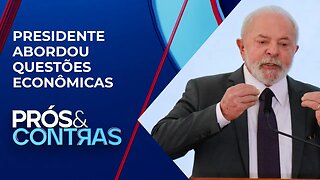 Lula fala sobre arcabouço fiscal e critica taxa Selic