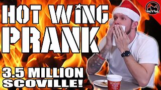 Hot Wing Prank! feat. Ghost Pepper and Pepper Extract!
