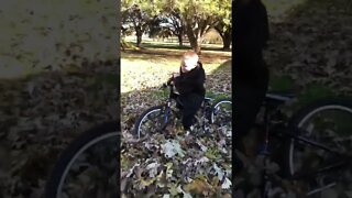 In the compost again! 🍂🚲🤣🐿️#shorts #short #viral #trending #tiktok