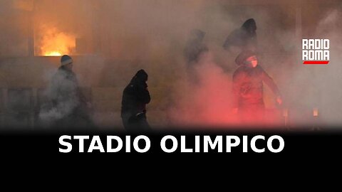 Stadio Olimpico, disordini e saluti romani, un ferito grave