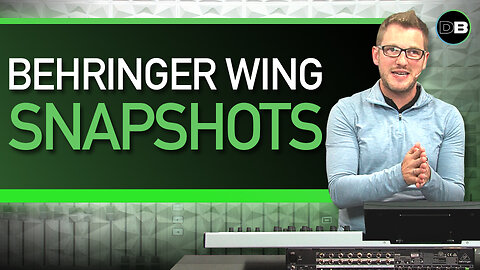 Behringer WING Show Control with Behringer WING Snapshots