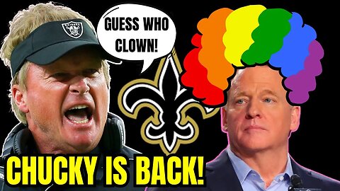 JON GRUDEN RETURNS! New Orleans Saints BRING IN Raiders Legend To COACH UP Derek Carr!