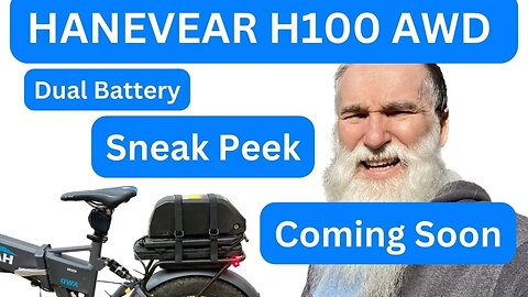 Sneak Peek: Folding Ebike Dual Battery Install & Range Test: Hanevear H100 AWD Coming Soon